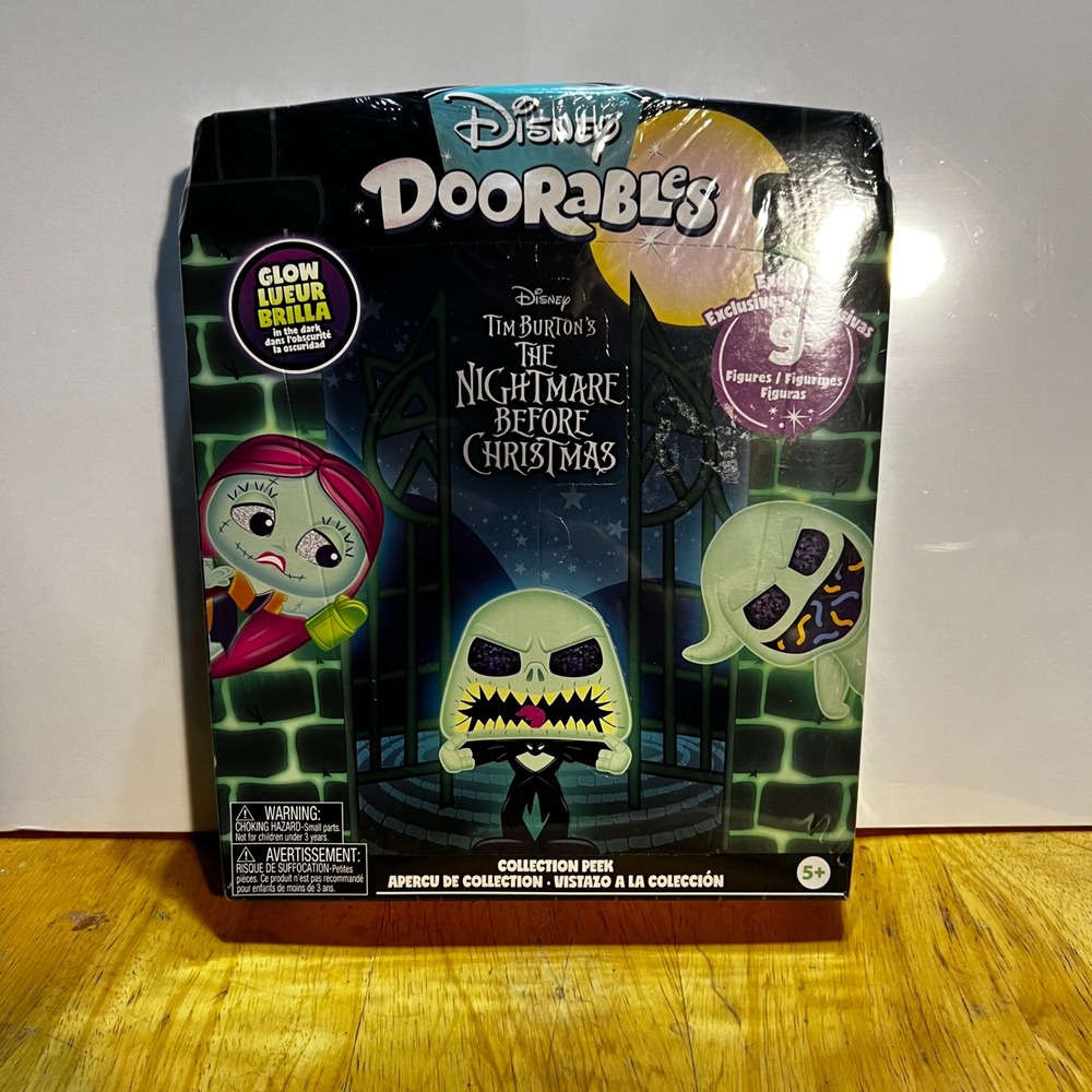 Disney Doorables Nightmare Before Christmas Collection Peek 9 Figures Glow Dark
